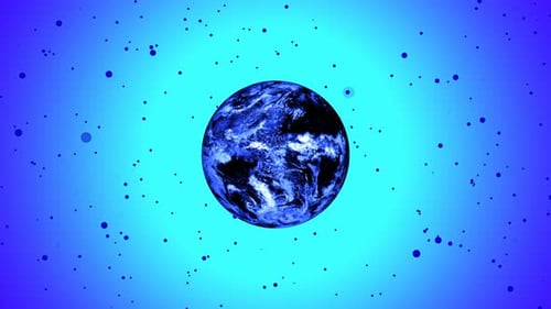 bleu brillant brillant avec une petite étoile sur la planète terre.32