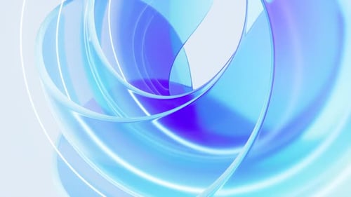 Vidrio curvo transparente degradado