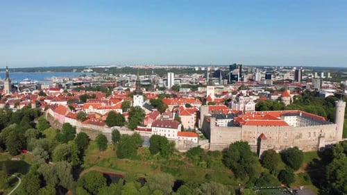 Beautiful Aerial Shots Of Tallinn, Estonia’s Historic Cityscape