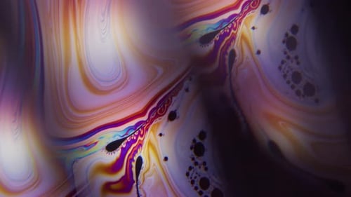 Abstract Oil Slick Background with Colorful Iridescent Pattern