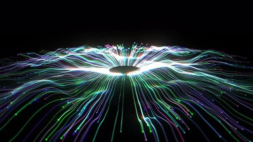 Réseau de connexion mondial à fibre optique Technologie de circuit de ligne AI Résumé du transfert de données 5g retour