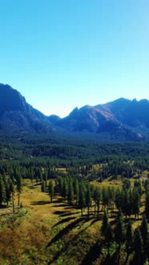 Cascade Mountain and Surrounding Canadian Rocky Mountains in Summer Time