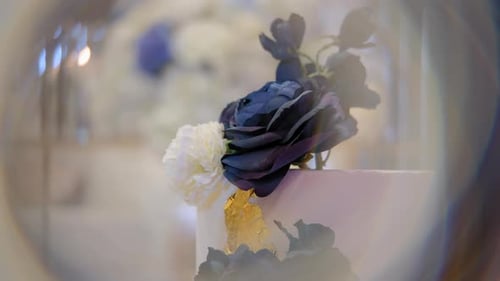 Close Up Shot of Wedding Decoration Flower Wedding Concept