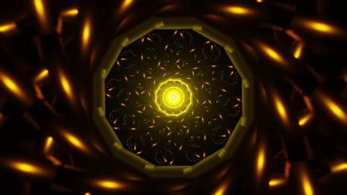 Eine pulsierende Leinwand mit lebendigen Farben vor einem hypnotischen und psychedelischen Hintergrund