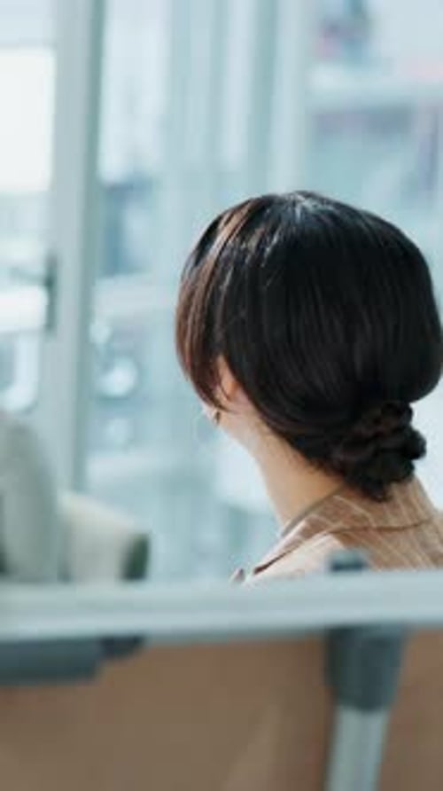 Business Women Chatting in Modern Office Environment