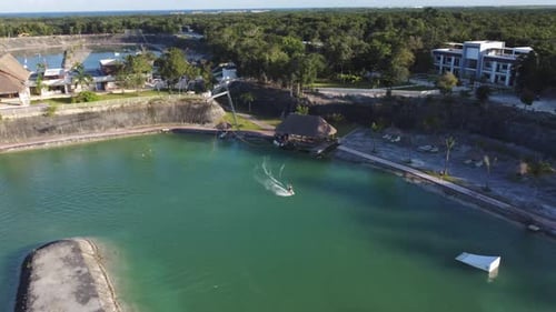 Wakeboarding Cable Park Adventure Extreme Sports Mexico Latin America Outdoors