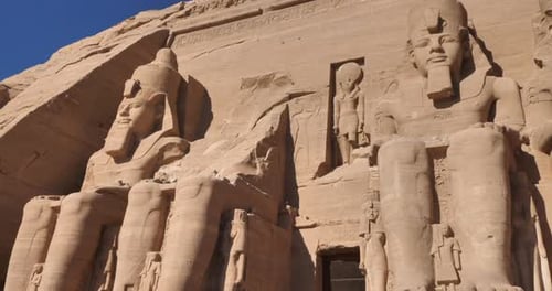 Le grand temple de Ramsès II, Abou Simbel, Haute-Égypte