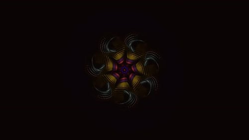 Abstract Vibrant Visuals with Flashing Futuristic Strobe Lights in a VJ Loop