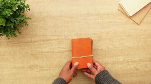 Crafting a Simple Leather Notebook Cover at Home