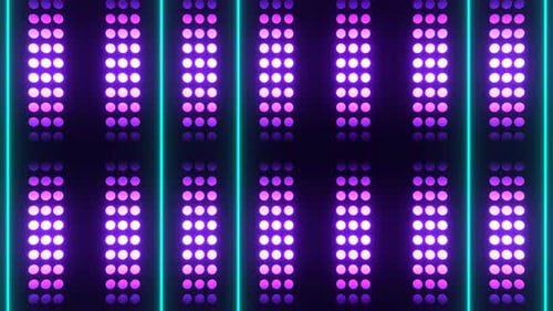 Purple And Turquoise Concert Led Light Wall Background Vj Loop In 4K