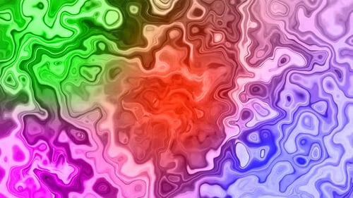 Abstract Fluid Morphing Colorful Background Loop