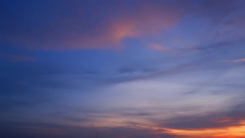 Dramatic Sky Time Lapse at Sunrise or Sunset