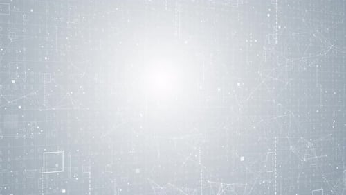 Futuristische Glitzerlichter, funkelnde Quadrate, futuristische Technologie, Business Tech, abstrakter Hintergrund