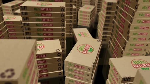 100 percent natural box pack loop