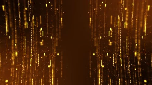 Elegant Gold Particles Background