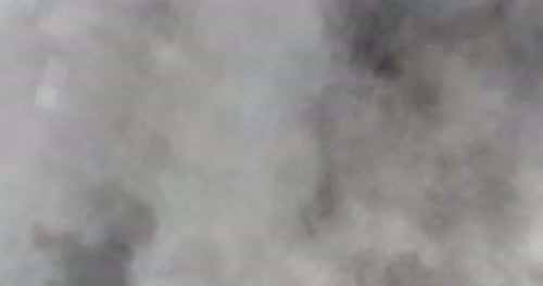 Drone Flight Over the Clouds During Sunrise