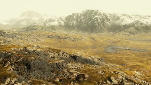 Panoramic View of Perus Majestic Mountain Range