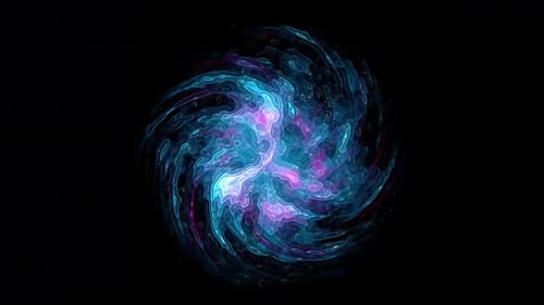 Entonnoir électrique électrique. Technologie de science-fiction cosmique futuriste. Animation de rendu 3D en boucle fluide