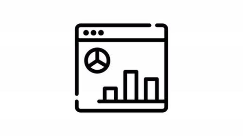 Paquete de iconos de Animation Web Analysis