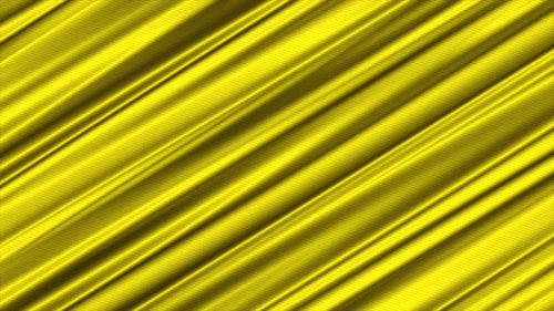 Yellow Luxurious Fabric Wave Background Loop