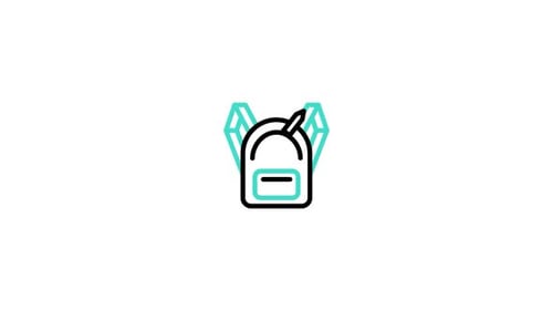 School Bag Animated Icon