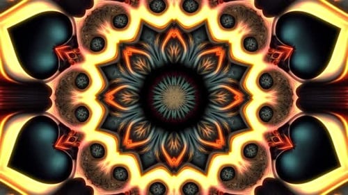 Abstract Background With Effect Polygon Circle Ornament