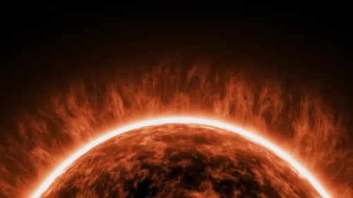 DIE SONNE IM WELTRAUM