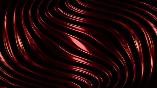 Dynamic Red Fluid Wave Lines Background Loop