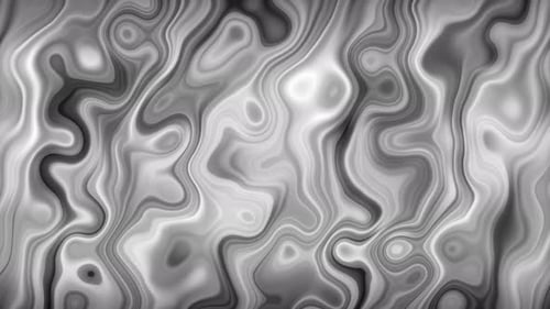 Animated Abstract Grey Marbling Liquid Flow Motion Background