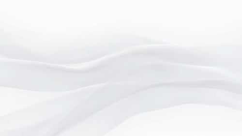 White Ribbon Wave Background
