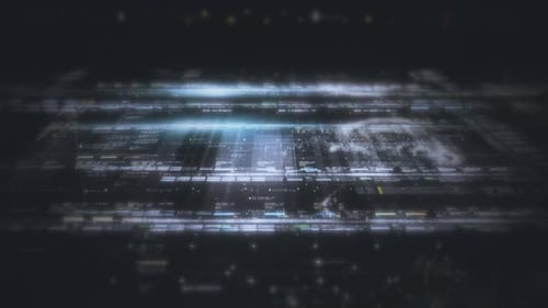 Matrix Display Information Network Simulation 17
