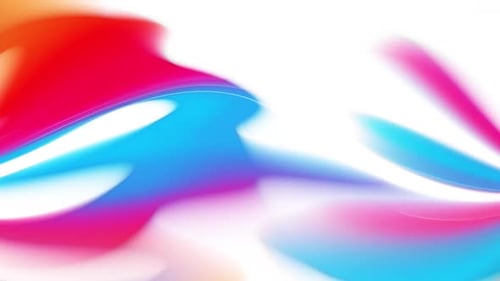 Multicolor blurry surface futuristic full HD animation