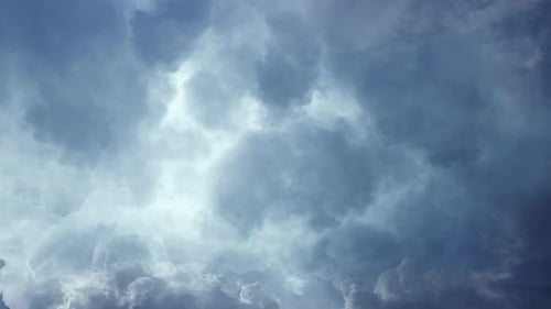 Dramatic Clouds Moving in the Sky
