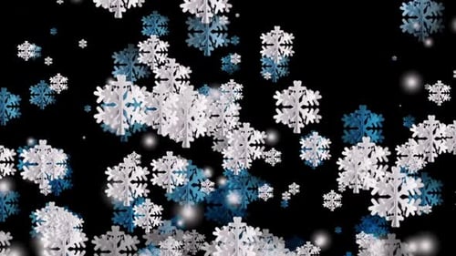 Snowflake Background Animation V2