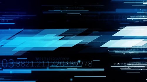 Technology Background Loop, Business Corporate Abstract 157