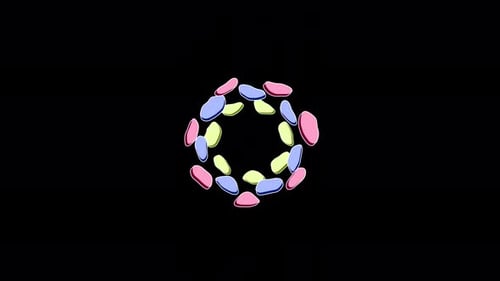 Cartoon Dust Wave. 4K resolution with Alpha channel. Explosion shockwave effect.