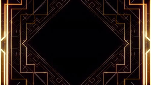 Art Deco Looping Video Background