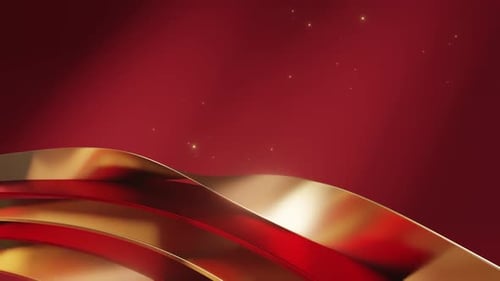 Elegant Red and Gold Abstract Background