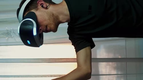 Virtuelle 3D-Realität. Vertikales Video