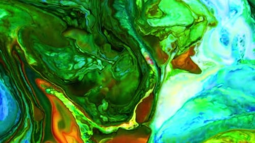 Perfect Multi Colored Fluid Paint Movement Background 43