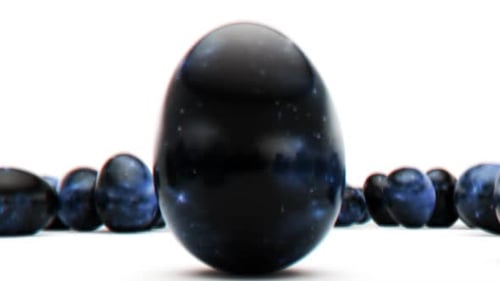 Cosmic Egg Shattering and Reforming Animation