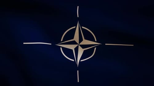 NATO waving flag