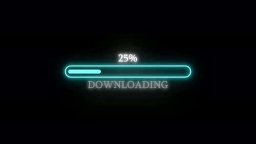 Loading bar animation, downloading system . processing percentage Vd1383