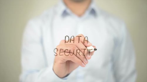 Data Security, Writing on Transparent Screen