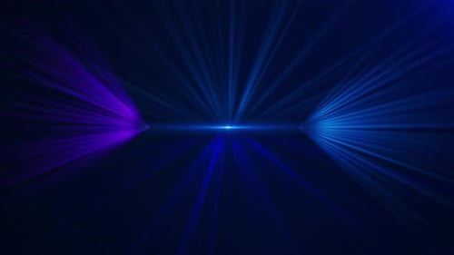 Modern Abstract Blue Purple Light Rays Background Loop