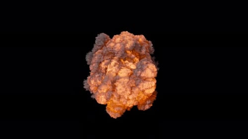 Explosion à grande échelle, vue de dessus 21