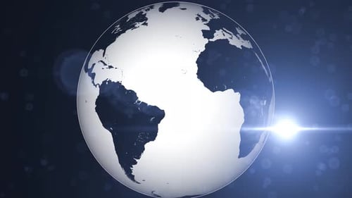 Earth Planet Animation, 2982