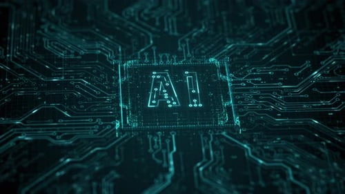 Inteligencia artificial y minería de datos Chat Aprendizaje profundo Tecnología de chips de computadora futurista