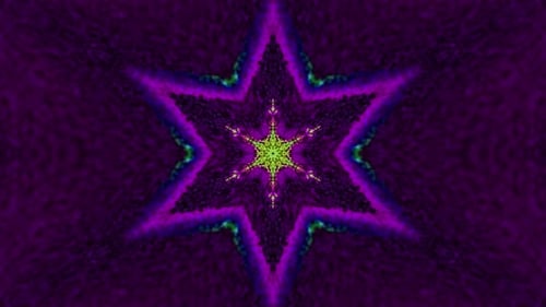 Vibrant Abstract Kaleidoscope Motion Background Loop