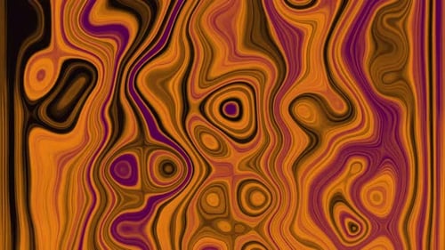 Abstract Liquid Flowing Colorful Swirls Seamless Loop Animation Background